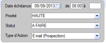 Positionnement du mail