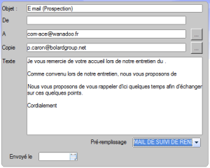 Zone du mail